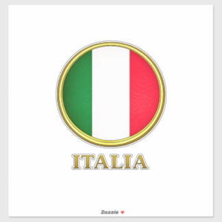 Italien - Italienische Flagge Aufkleber