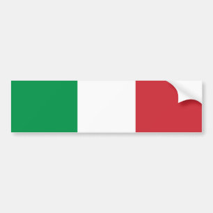 Italien/italienische Flagge Autoaufkleber