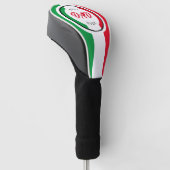 Italien Italienische Flagge Bester Vater Vatertag Golf Headcover (angewinkelt)