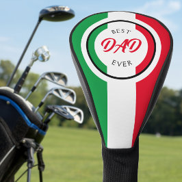 Italien Italienische Flagge Bester Vater Vatertag Golf Headcover