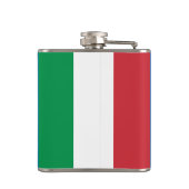 Italien - italienische Flagge Flachmann (Rückseite)