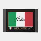 Italien - Italienische Flagge - Haus mat/sport Wil Fußmatte (Vorderseite)