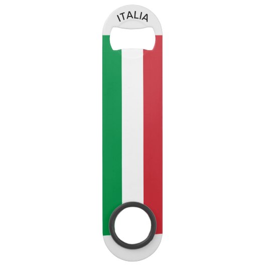 Italien - italienische Flagge Speed Flaschenöffner (Vorderseite)
