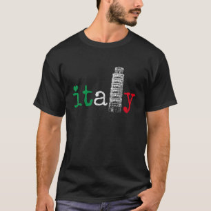 Italien: Italienische Flagge - Stolperturm von P T-Shirt