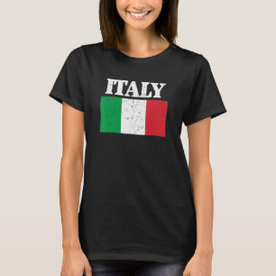 Italien Italienische Flagge Zuhause Pride Italiano T-Shirt