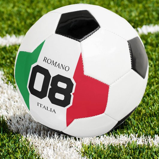 Italien Italienische Flaggengruppe Nachname Italia Fußball