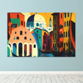 Italien, italienische Kunst, italienische Dekorati Leinwanddruck (Insitu (Holzboden))