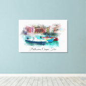 ** Italien Italienische Sprache Art Cinque Terra A Leinwanddruck (Insitu (Holzboden))