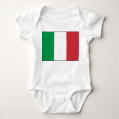 Italien - italienische Staatsflagge Baby Strampler (Vorderseite)