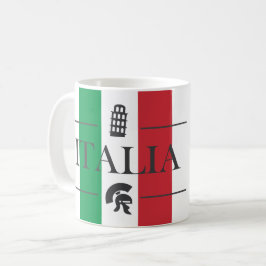 Italien - Italienische Symbole Kaffeetasse