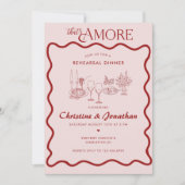 Italien | Italienisches Essen | Abendessen Probe Einladung (Vorderseite)