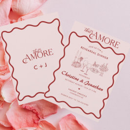 Italien | Italienisches Essen | Abendessen Probe Einladung