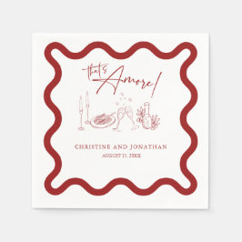 Italien | Italienisches Essen | Abendessen Probe Serviette