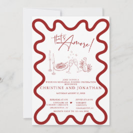 Italien | Italienisches Essen | Probe Dinner Einla Einladung