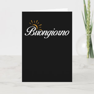 Italien Italienisches Sprichwort Guten Morgen Ital Karte