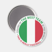Italien Italy Art Shield Magnet (Vorderseite/Rückseite)
