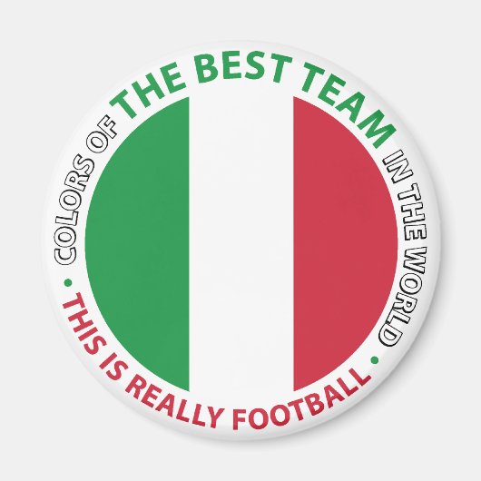 Italien Italy Art Shield Magnet (Vorne)