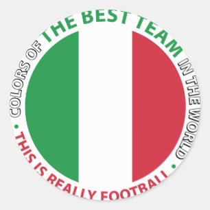Italien Italy Art Shield Runder Aufkleber