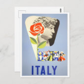 Italien Jahrtausendreise Postkarte (Vorne/Hinten)