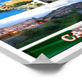 Italien - Kalabrien - Mosaik - Poster (Ecke)