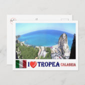 Italien - Kalabrien - Tropea - I Liebe - Postkarte (Vorne/Hinten)