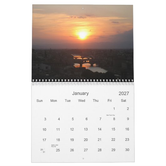 Italien Kalender (Jan 2027)