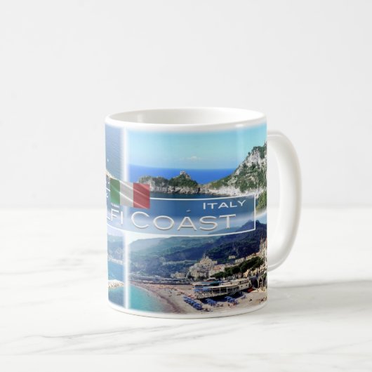 Italien # Kampanien - Amalfi Küste - Kaffeetasse (VorderseiteRechts)