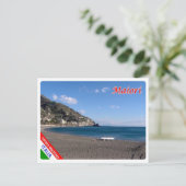 Italien - Kampanien - Amalfi Küste - Maiori Beach Postkarte (Stehend Vorderseite)