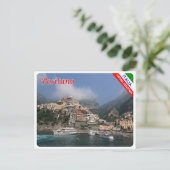 Italien - Kampanien - Amalfiküste - Positano - Postkarte (Stehend Vorderseite)