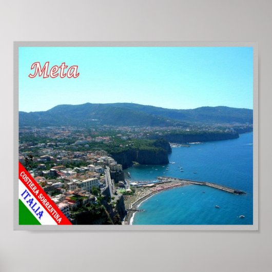 Italien - Kampanien - Amalfiküste - Poster (Vorne)