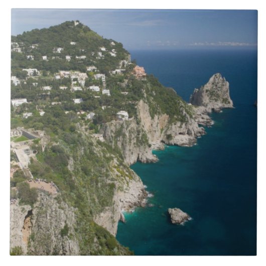 ITALIEN, Kampanien (Bucht von Neapel), CAPRI: Fliese (Vorderseite)