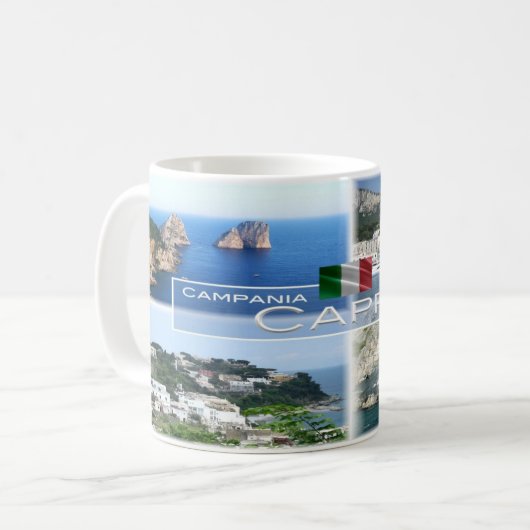 Italien # Kampanien - Capri - Kaffeetasse (Vorderseite Links)