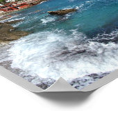 Italien - Kampanien - Capri - Marina Piccola - Poster (Ecke)
