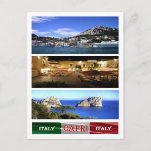 Italien - Kampanien - Capri - Mosaik - Postkarte