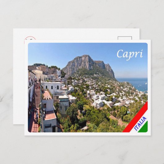 Italien - Kampanien - Capri - Postkarte (Vorne/Hinten)