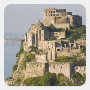 ITALIEN, Kampanien, Golf von Neapel), ISCHIA, Quadratischer Aufkleber