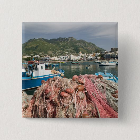 ITALIEN, Kampanien (Neapel-Bucht), ISCHIA, FORIO: Button (Vorderseite)