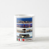 Italien - Kampanien - Neapel - I Liebe - Kaffeetasse (Mittel)