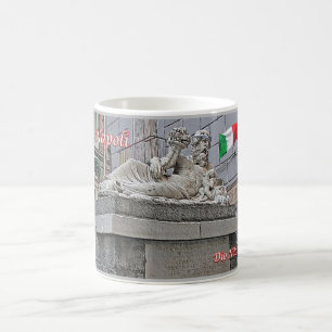 Italien - Kampanien - Neapel - Nilgostatue - Kaffeetasse