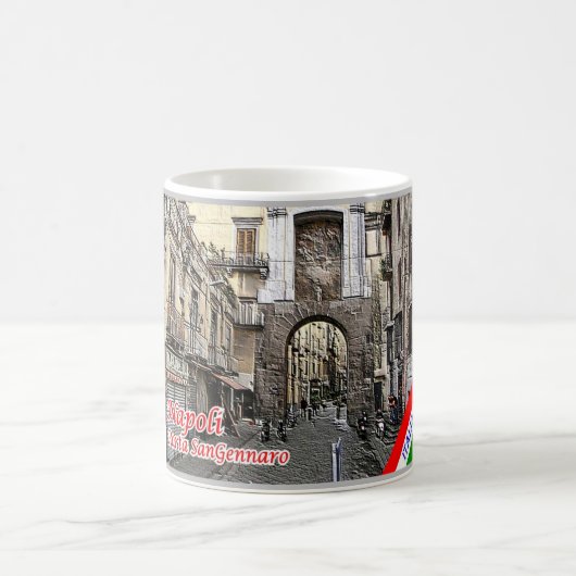Italien - Kampanien - Neapel - Porta San Gennaro - Kaffeetasse (Mittel)