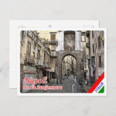 Italien - Kampanien - Neapel - Porta San Gennaro - Postkarte (Vorne/Hinten)