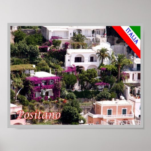 Italien - Kampanien - Positano - Poster (Vorne)