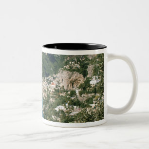 Italien, Kampanien, Sorrentiner Halbinsel, Positan Zweifarbige Tasse