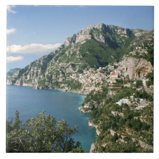 Italien, Kampanien, Sorrentinische Halbinsel, Posi Fliese (Vorderseite)