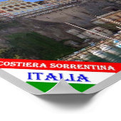 Italien - Kampanien - Sorrento Marina Piccola - Poster (Ecke)