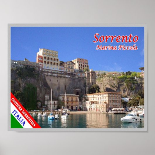 Italien - Kampanien - Sorrento Marina Piccola - Poster (Vorne)