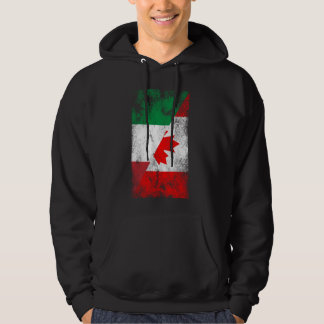 Italien Kanada Flaggen - Italienisch-Kanadisch Hoodie
