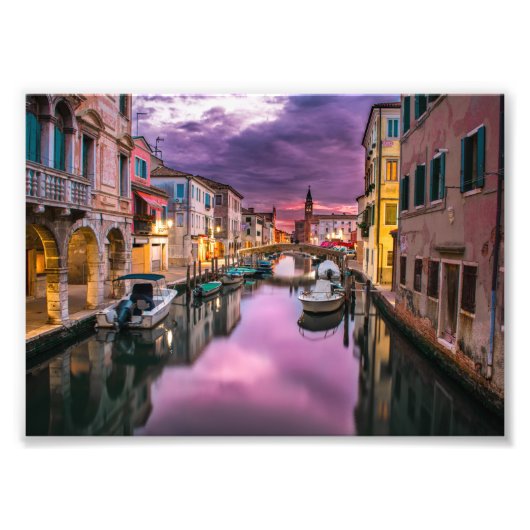 Italien Kanal Venedig Fotodruck (Vorne)