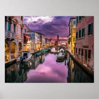 Italien Kanal Venedig Poster