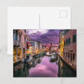 Italien Kanal Venedig Postkarte (Vorne/Hinten)